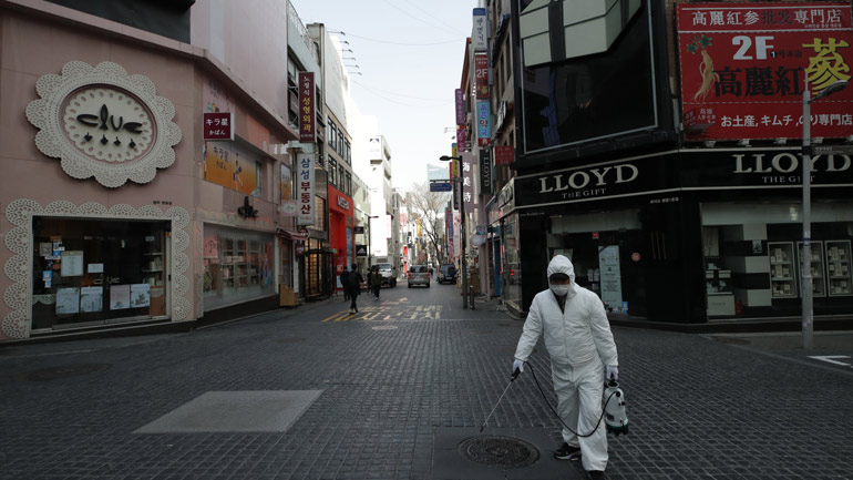 Covid-19: Στα 8.799 τα κρούσματα στη Νότια Κορέα