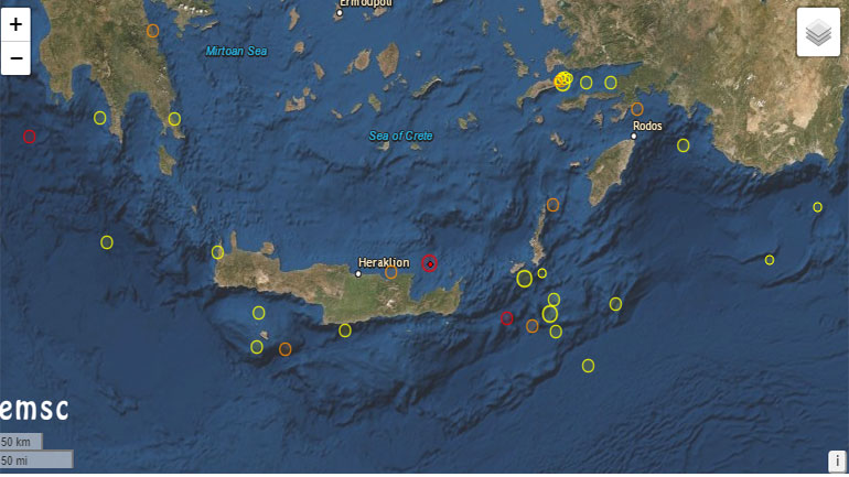 Σεισμός 3,9 Ρίχτερ στη Σητεία