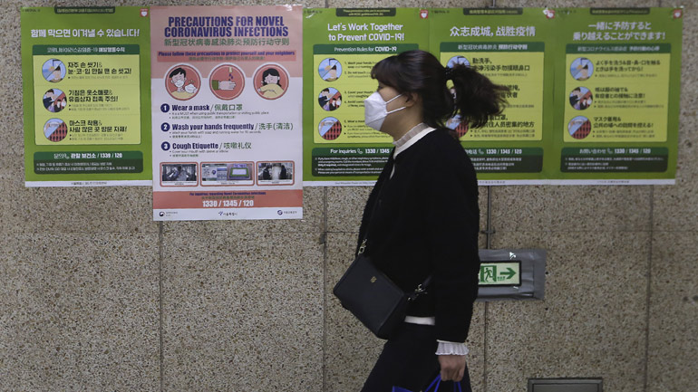 Covid-19: Στα 8.897 τα κρούσματα στη Νότια Κορέα
