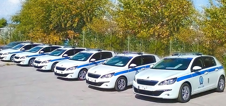 Με Peugeot 308 τελευταιας τεχνολογίας εξοπλίστηκε η Ελληνική Αστυνομία (φωτό αρχείου)