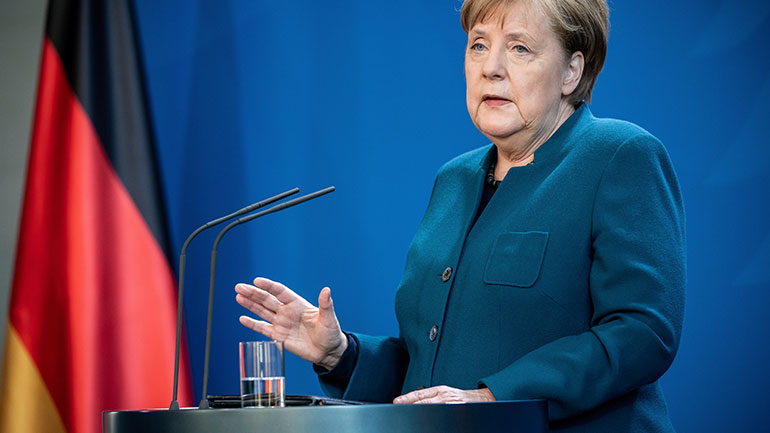 Αρνητική στο πρώτο τεστ για κορωνοϊό η Μέρκελ