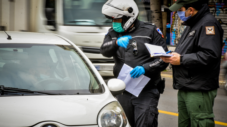 Απαγόρευση κυκλοφορίας: Το πρώτο πρόστιμο σε πολίτη χωρίς έγγραφο στο Ηράκλειο Κρήτης