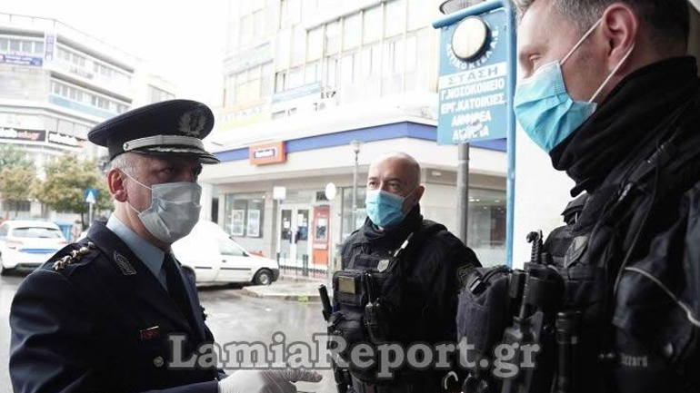 Λαμία: Έπεσαν τα πρώτα πρόστιμα για άσκοπες μετακινήσεις