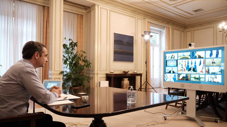 Μητσοτάκης στη Σύνοδο της Ε.Ε.: Αναγκαία η έκδοση «κορωνο-ομολόγου»