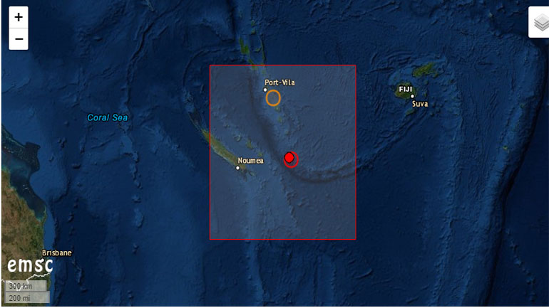 Σεισμός 5,6 Ρίχτερ στη Νέα Καληδονία