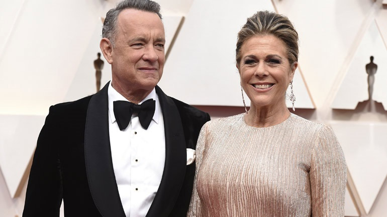 Ο Tom Hanks και η Rita Wilson επέστρεψαν στο σπίτι τους στο Los Angeles!
