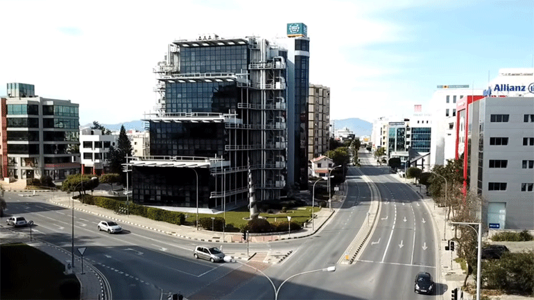 Η Λευκωσία άδεια λόγω καραντίνας – Πρωτόγνωρες εικόνες από ψηλά