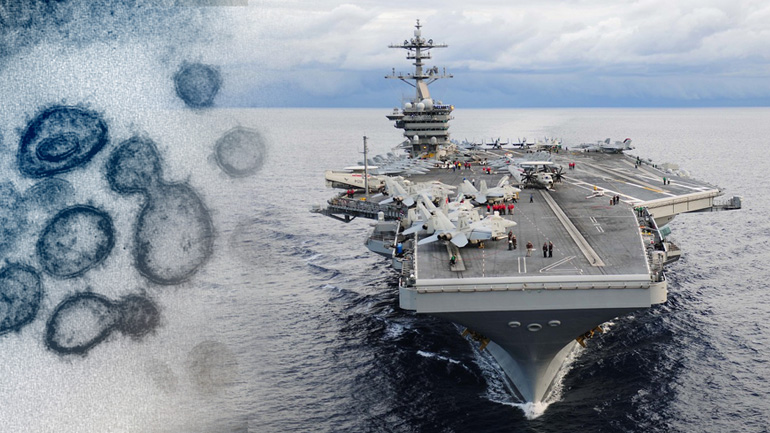 S.O.S από το αεροπλανοφόρο Ρούζβελτ στο Γκουάμ