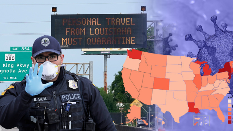 Ο κορωνοϊός γονατίζει την Αμερική