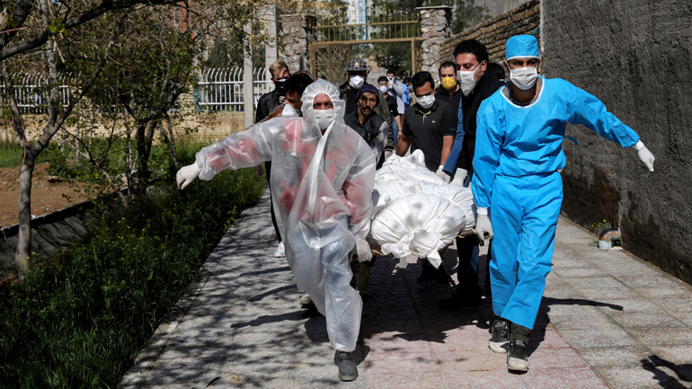 Covid-19: 141 νέοι θάνατοι, 3.111 νέα κρούσματα στο Ιράν