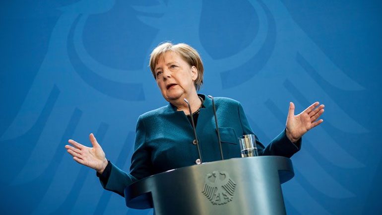 Αρνητικό και το τρίτο τεστ της Μέρκελ για κορωνοϊό