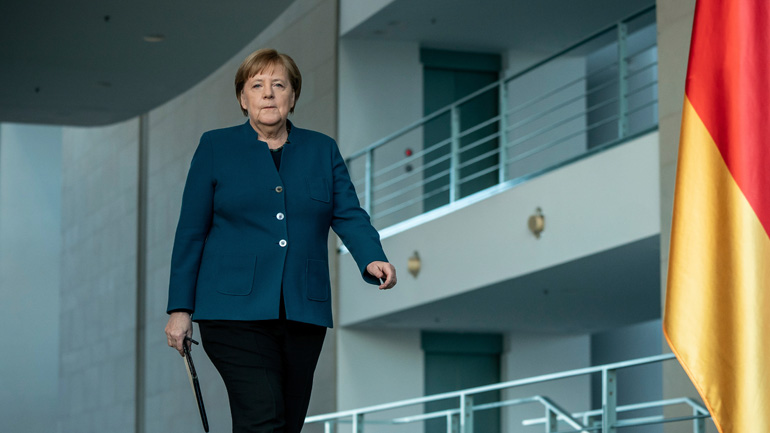 Γερμανία: Παράταση της ισχύος των περιοριστικών μέτρων έως τις 19 Απριλίου ανακοίνωσε η Μέρκελ