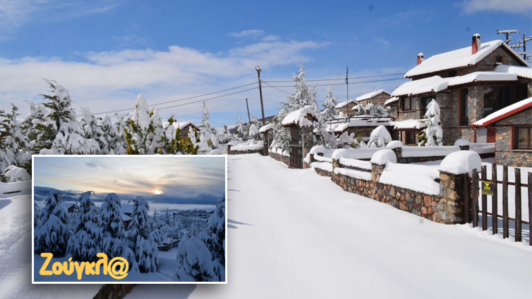 Πνίγηκε στο χιόνι ο Άγιος Αθανάσιος