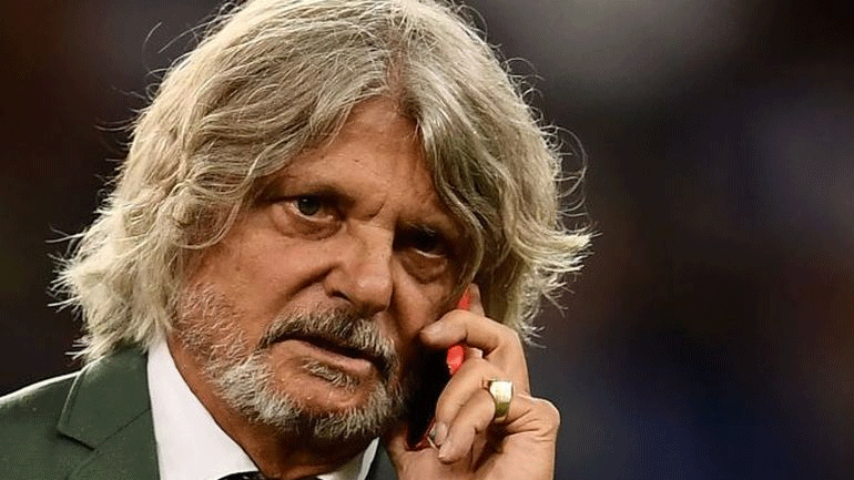 Ιταλία: Αντίθετος στην επανέναρξη του πρωταθλήματος ο πρόεδρος της Σαμπντόρια