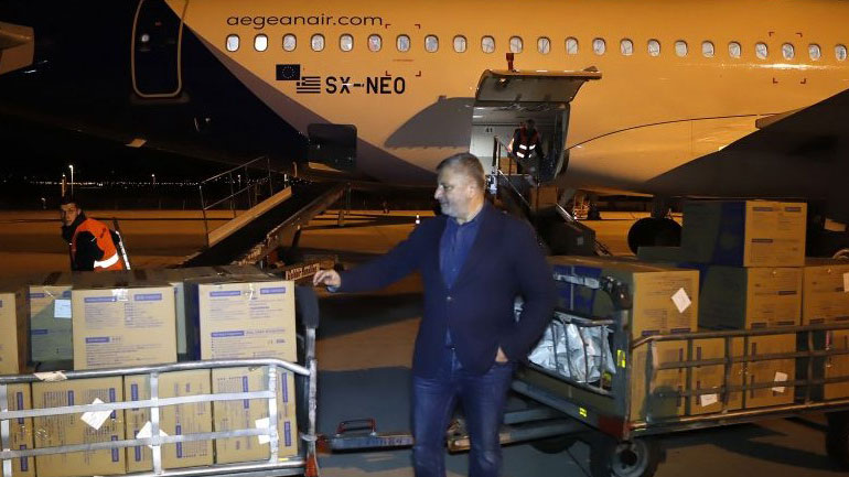 Η Περιφέρεια Αττικής και ο ΙΣΑ παρέλαβαν 1.200.000 μάσκες από την Κίνα