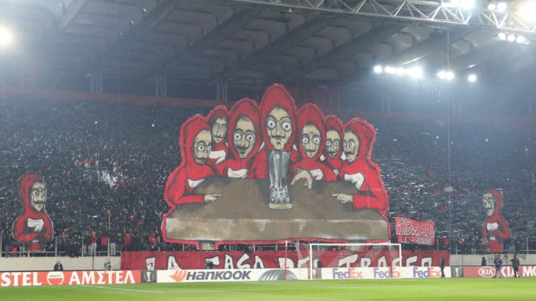 Ολυμπιακός: Με πλάνα από το Καραϊσκάκη το ντοκιμαντέρ για το «Casa de Papel» !