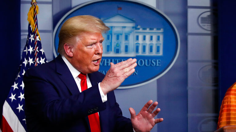 Τραμπ: «Δεν είναι υποχρεωτικό να φοράτε μάσκα»