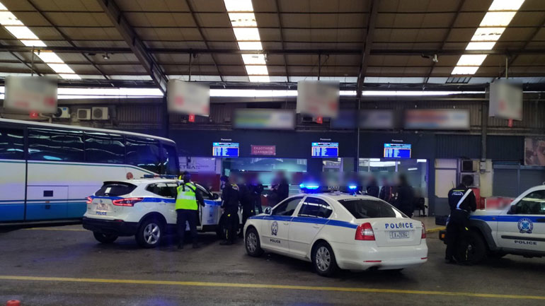 Βεβαιώθηκαν 17 παραβάσεις σε μετανάστες για άσκοπη μετακίνηση στον Σταθμό Κηφισού