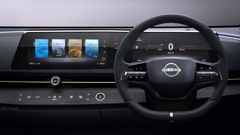 Η Nissan υποστηρίζει ότι οι οριζόντιες οθόνες είναι καλύτερες