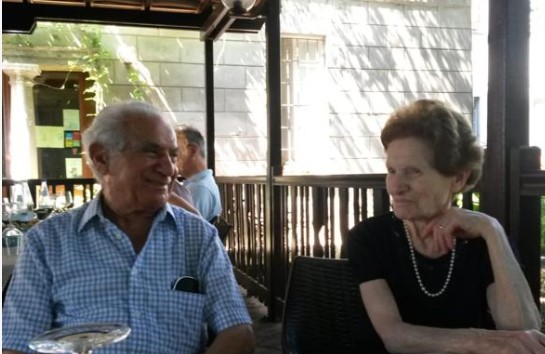 Ο παππούς Μικελάντζελο με τη γυναίκα του πριν από έναν χρόνο 