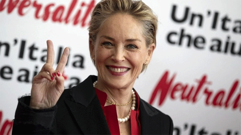 Σάρον Στόουν : Το συγκινητικό μήνυμα στον ιταλικό Ερυθρό Σταυρό