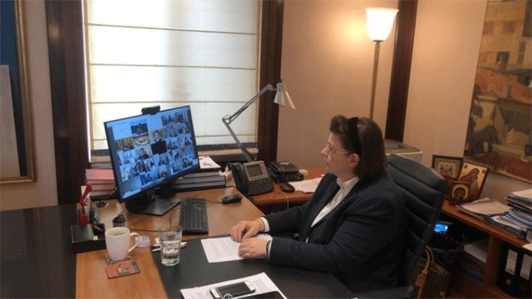 Προτάσεις της Λ. Μενδώνη στην τηλεδιάσκεψη των υπουργών Πολιτισμού της ΕΕ