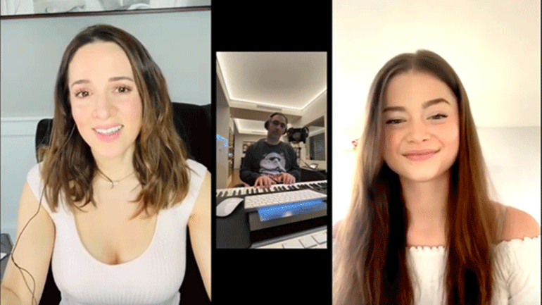 Η Καλομοίρα και η Stefania συναντήθηκαν διαδικτυακά για μια μοναδική live διασκευή