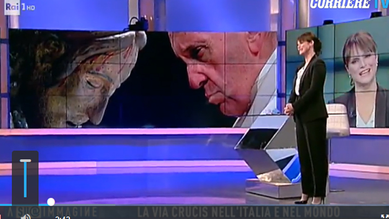 Το τηλεφώνημα on air του Πάπα Φραγκίσκου λύγισε την Ιταλίδα παρουσιάστρια