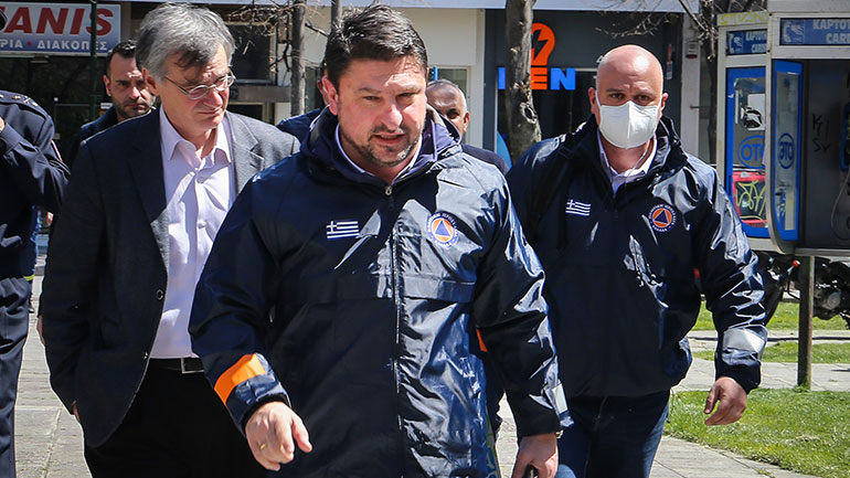 Ολοκληρώθηκε η επίσκεψη του κυβερνητικού κλιμακίου στη Λάρισα – Κλείνουν οι λαϊκές αγορές