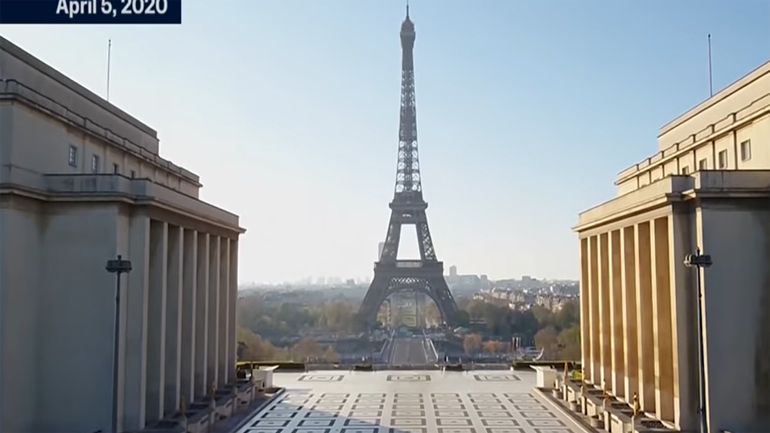 Η Πόλη του Φωτός από ψηλά, χωρίς… ανθρώπους