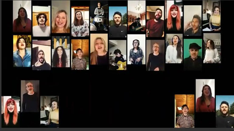 Ιταλοί καλλιτέχνες τραγουδούν το «We are the world» σε συνθήκες καραντίνας για να ευχηθούν Καλό Πάσχα