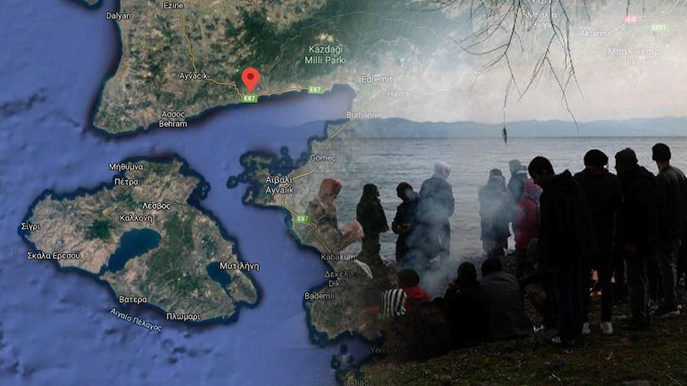 Συγκεντρώνουν μετανάστες απέναντι από τη Λέσβο
