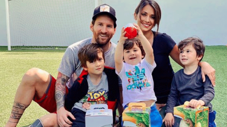Η πασχαλινή φωτογραφία του Λιονέλ Μέσι με την οικογένειά του!