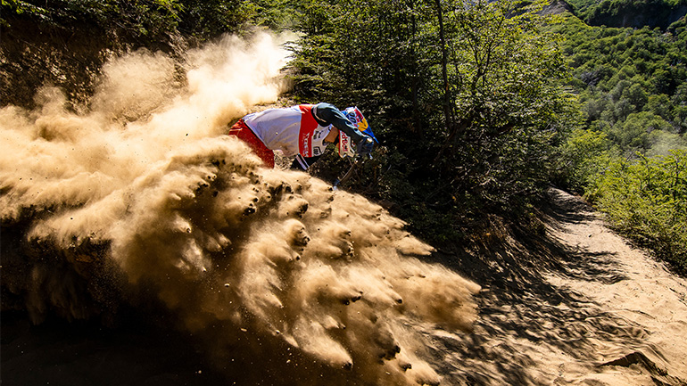 O Pedro Burns για riding στη Χιλή