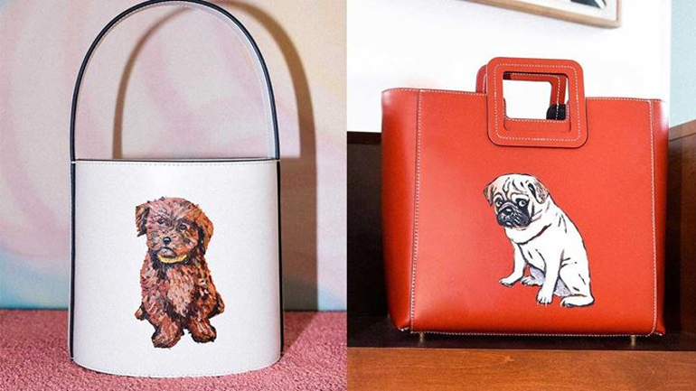 Η Staud λανσάρει κομψές τσάντες με το πορτρέτο του αγαπημένου σας κατοικίδιου