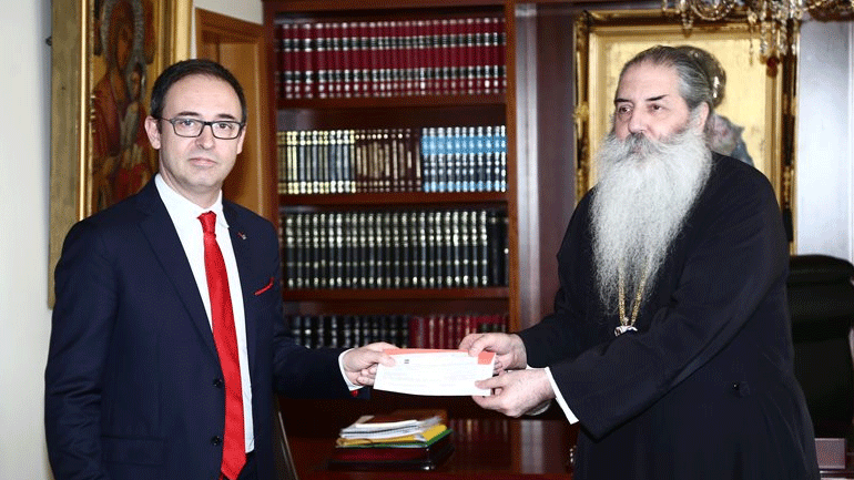 Νέα δωρεά από την ΠΑΕ Ολυμπιακός στην Μητρόπολη Πειραιά