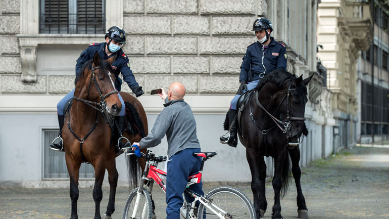 Ιταλία: Ρεκόρ προστίμων τη δεύτερη ημέρα του Καθολικού Πάσχα