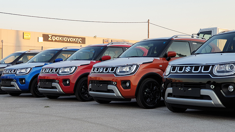 Τα πρώτα ανανεωμένα Suzuki Ignis βρίσκονται στις εγκαταστάσεις του ομίλου Σφακιανάκης