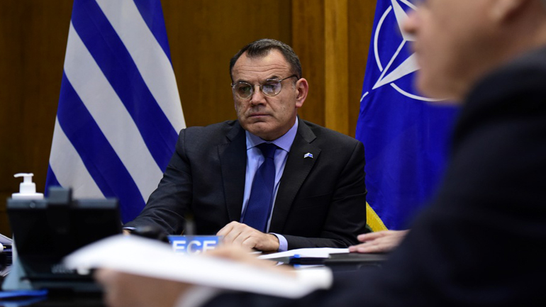 Συμμετοχή του ΥΕΘΑ Νικόλαου Παναγιωτόπουλου στην έκτακτη σύνοδο του ΝΑΤΟ μέσω τηλεδιασκέψεως