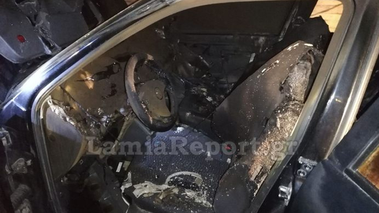 Παρανάλωμα του πυρός σταθμευμένο αυτοκίνητο στη Στυλίδα