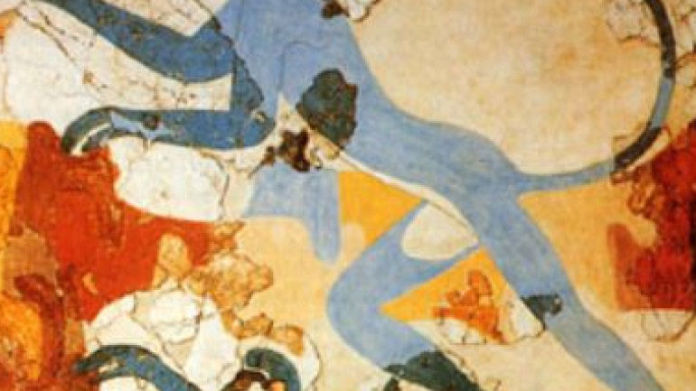 Λύθηκε το μυστήριο αρχαίων τοιχογραφιών που απεικονίζουν «μπλε πιθήκους» σε Κρήτη και Σαντορίνη
