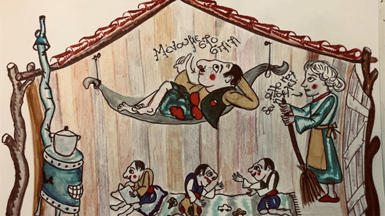 Ο Καραγκιόζης γιατρός στη «μάχη» με τον κορωνοϊό