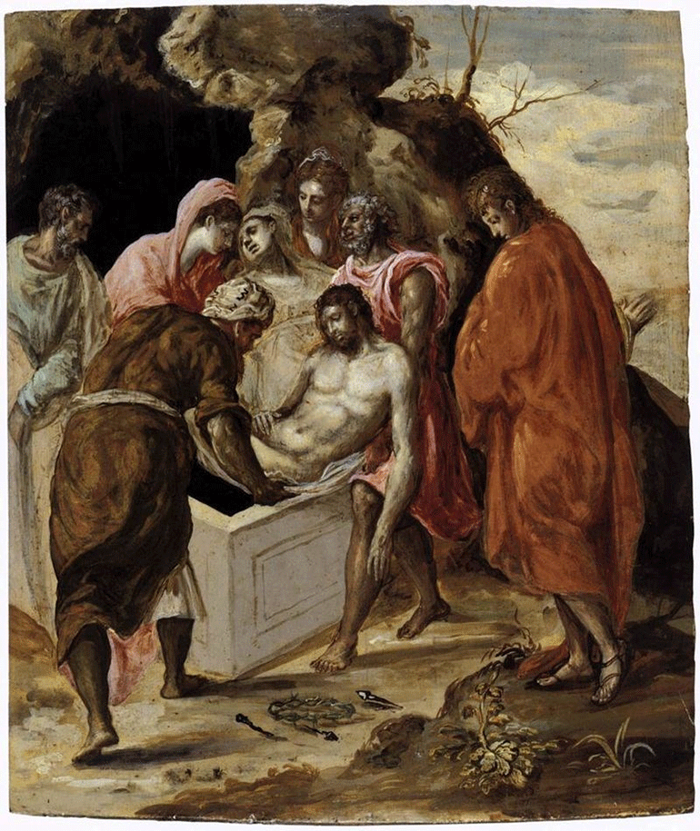 O πίνακας του Δομήνικου Θεοτοκόπουλου «Ο Ενταφιασμός του Αγίου». Ονομάζεται επίσης και «Η ταφή του Χριστού». 