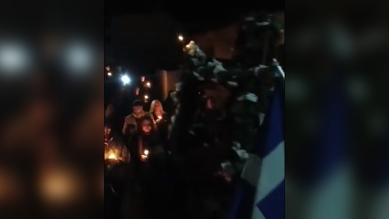 Κανονικά έγινε η περιφορά του Επιταφίου στη Ρόδο