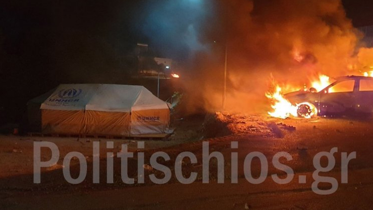 Χίος: Επεισόδια στον καταυλισμό της ΒΙ.ΑΛ.