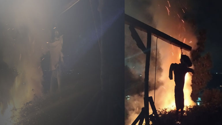 Έκαψαν και φέτος τον Ιούδα σε πολλές περιοχές της Κρήτης