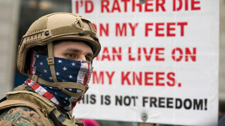 Αυξάνονται οι διαδηλώσεις στις ΗΠΑ με αίτημα την άρση της καραντίνας Αυξάνονται οι διαδηλώσεις στις ΗΠΑ με αίτημα την άρση της καραντίνας