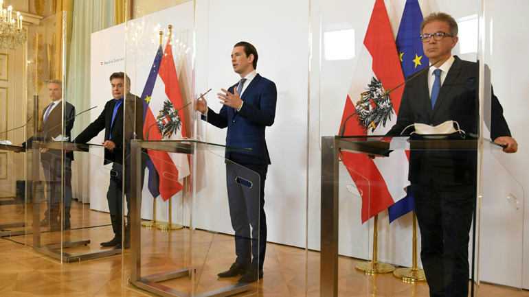 Αυστρία: «Χαρμόσυνο σημάδι» οι πρόσφατοι αριθμοί των κρουσμάτων του κορωνοϊού