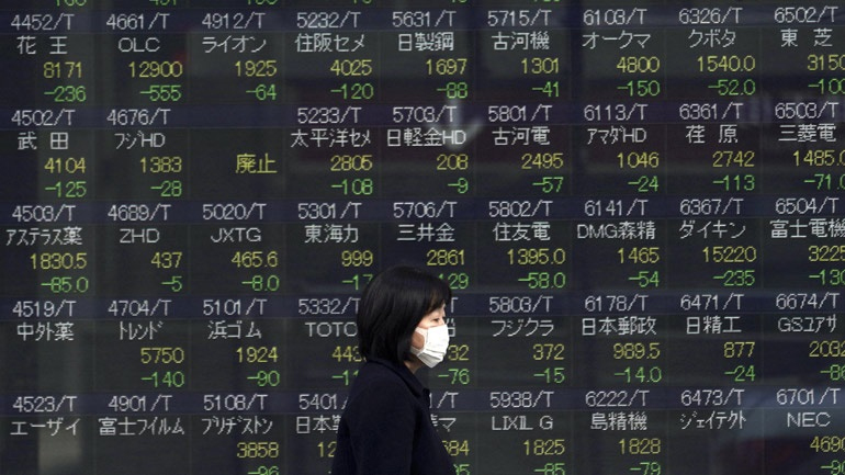 Πτωτικές τάσεις στο χρηματιστήριο του Τόκιο
