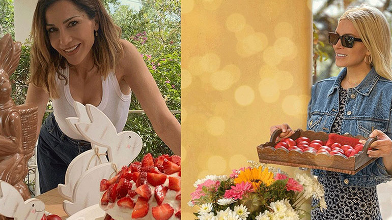 Πώς πέρασαν οι επώνυμοι Έλληνες το Πάσχα εν μέσω καραντίνας